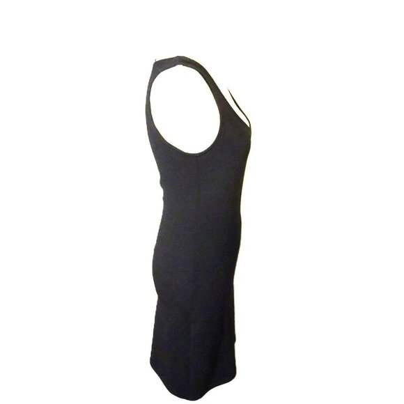 Aqua Pre-Loved Small Polyester Spandex Black Sleeveless Dress - Picture 3 of 10